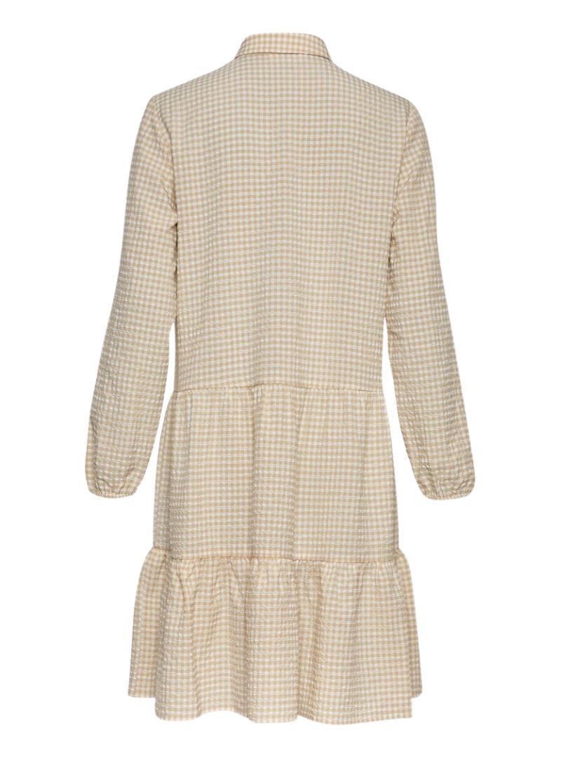 CHECKERD BUTTONED TIERED DRESS sold by FBO product image thumbnail 3