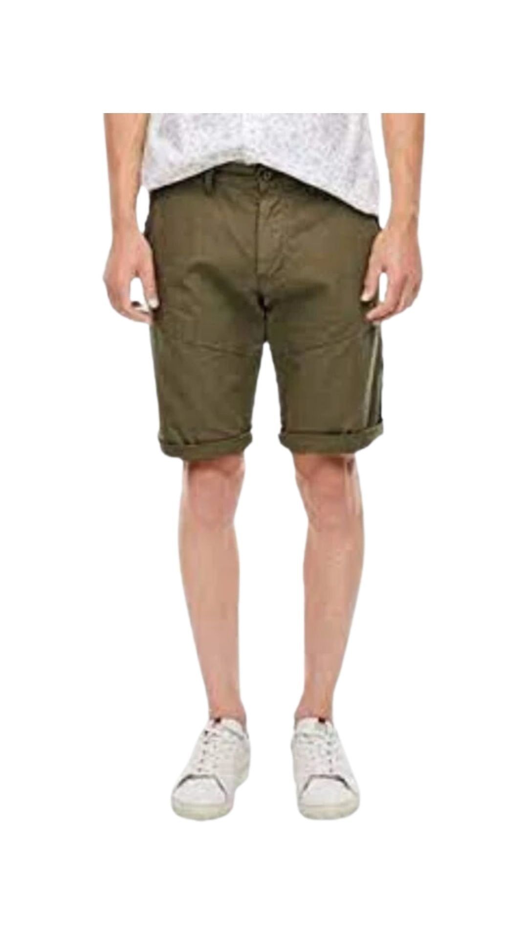 PATTERNED GENUINE CHINO SHORT sold by FBO