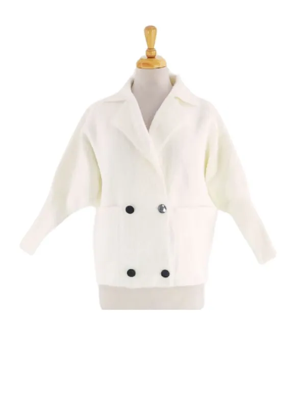 DOUBLE BREASTED WOOL COAT sold by FBO