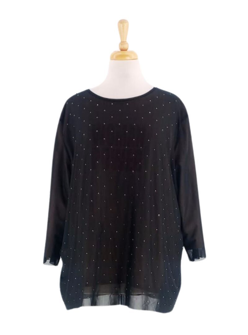 SLEEVE STUDDED BLOUSE sold by FBO