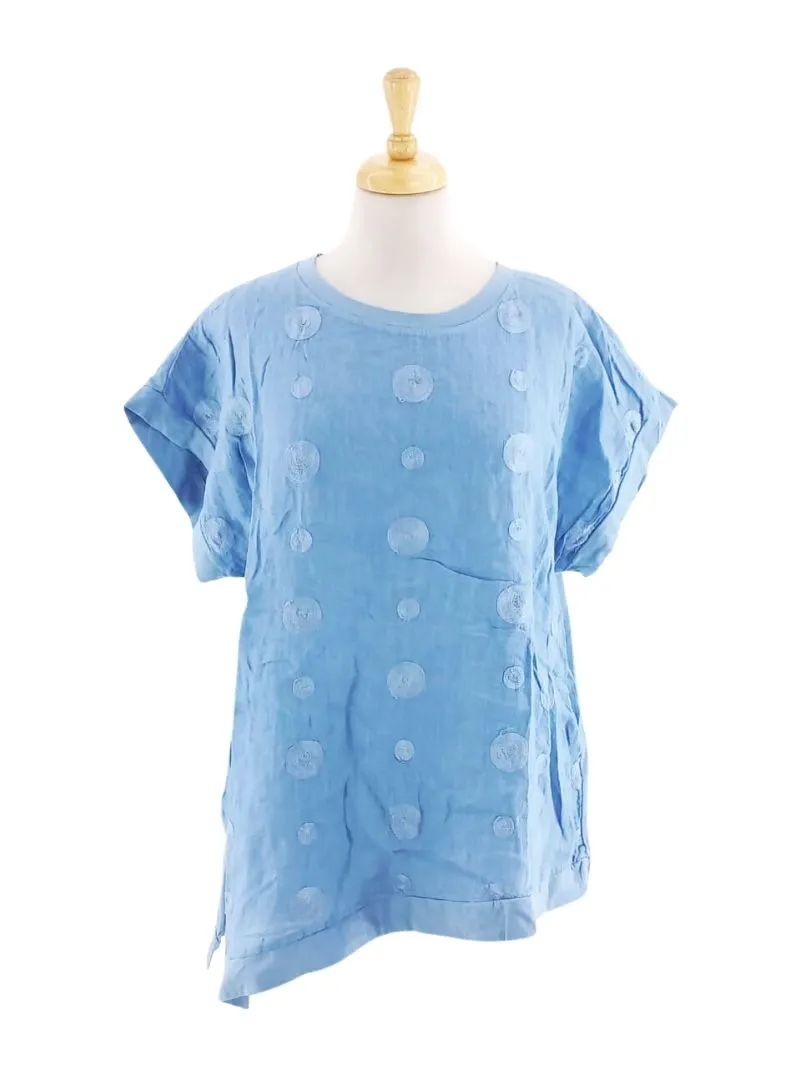 EMBROIRDERED DETAIL BLOUSE sold by FBO