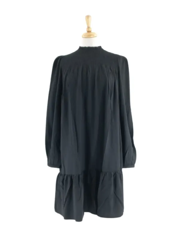 MOCK NECK TIER DRESS sold by FBO