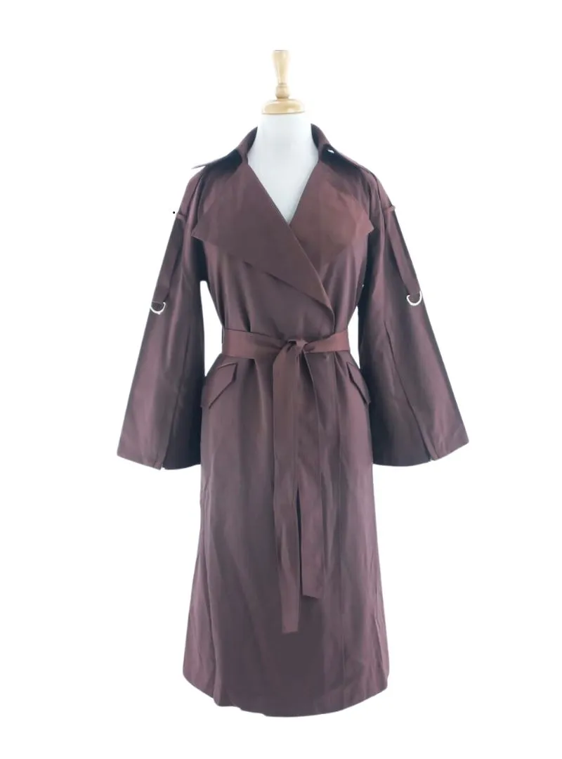 LONG LINE TRENCH COAT sold by FBO