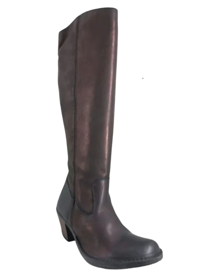 GENUINE LEATHER BLOCK HEEL BOOTS sold by FBO product image thumbnail 2