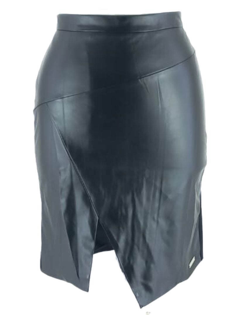 FITTED PLEATHER SKIRT sold by FBO