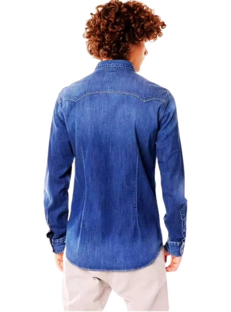 FRONT POCKET DENIM SHIRT sold by FBO product image thumbnail 2