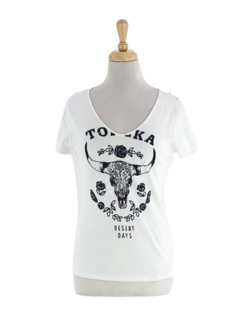 TEXTURED DETAILED TEE sold by FBO