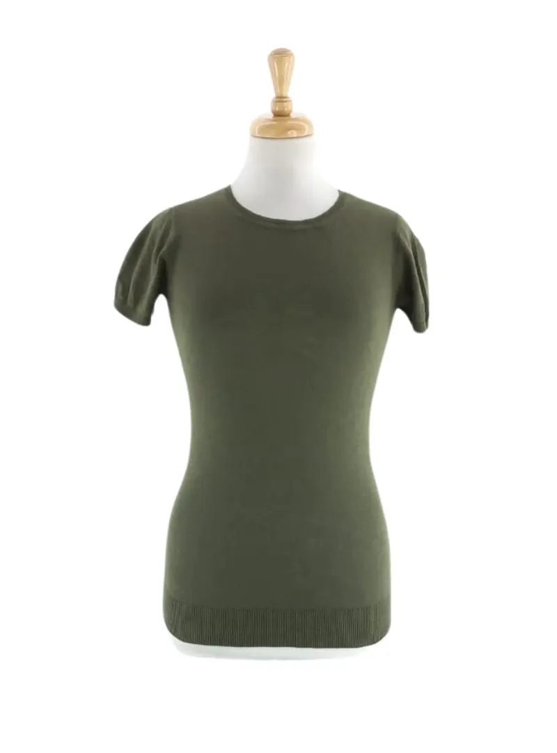 PUFF SLEEVE KNIT TOP sold by FBO
