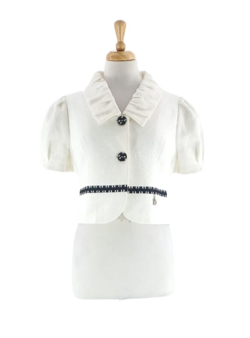 PATTERNED TEXTURED JACKET sold by FBO