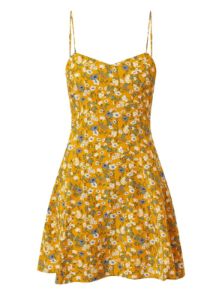 FLORAL DETAILED STRAPPY DRESS sold by FBO