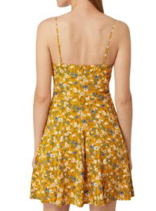 FLORAL DETAILED STRAPPY DRESS sold by FBO