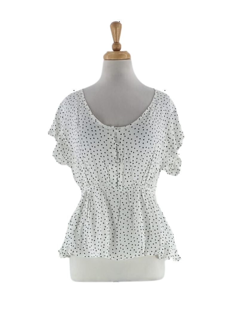 HEART DETAILED BLOUSE sold by FBO