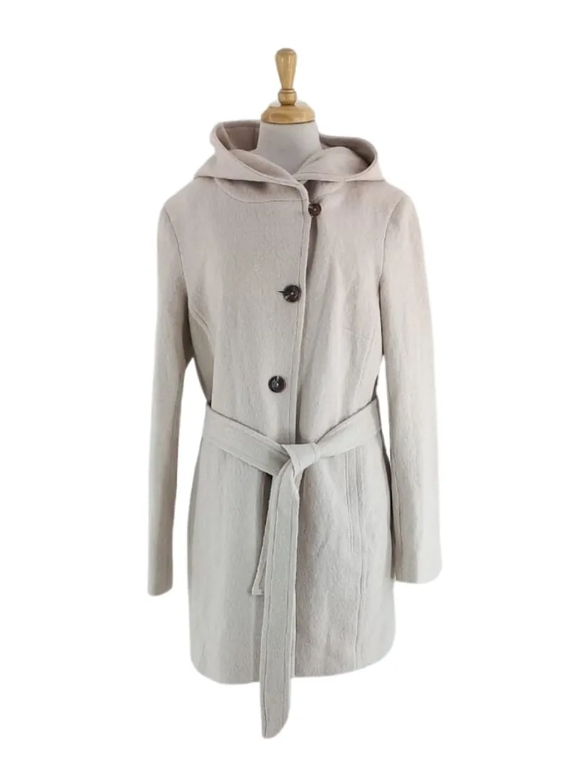 BUTTONED HOODED COAT sold by FBO