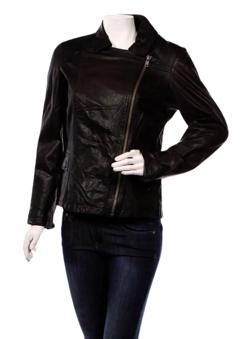 BIKER LEATHER JACKET sold by FBO