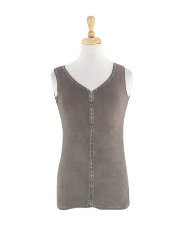 DETAILED SEQUINS TOP sold by FBO