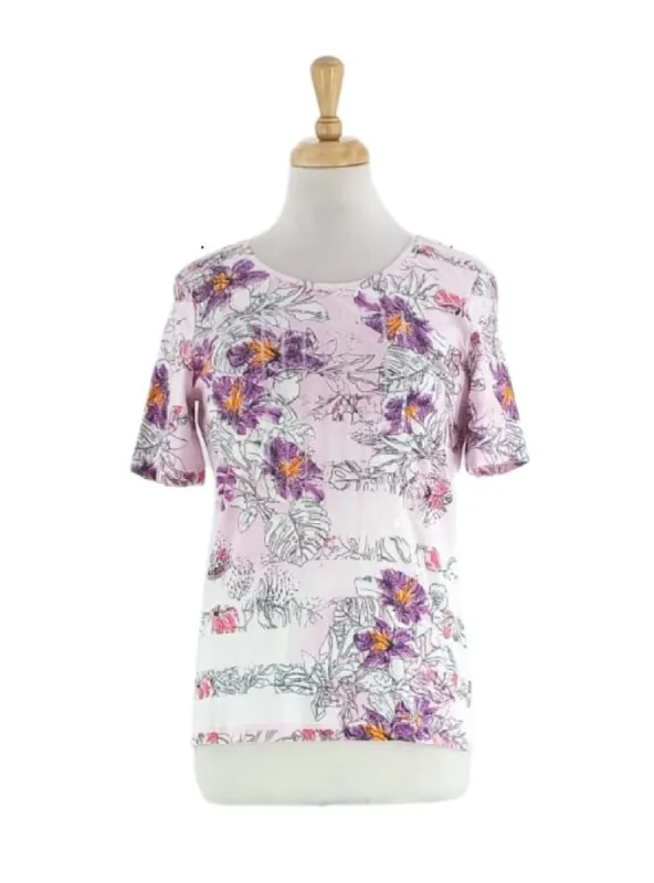 FLORAL DETAILED TSHIRT sold by FBO