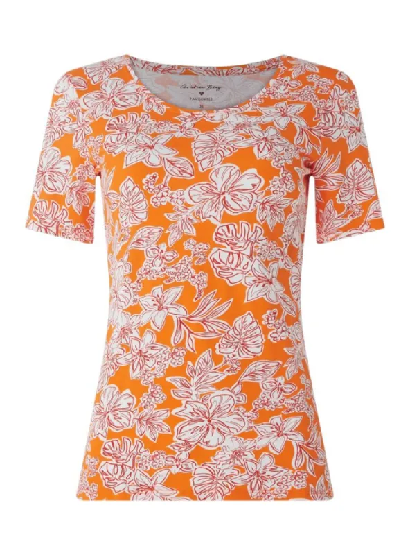 FLORAL PRINTED TEE sold by FBO