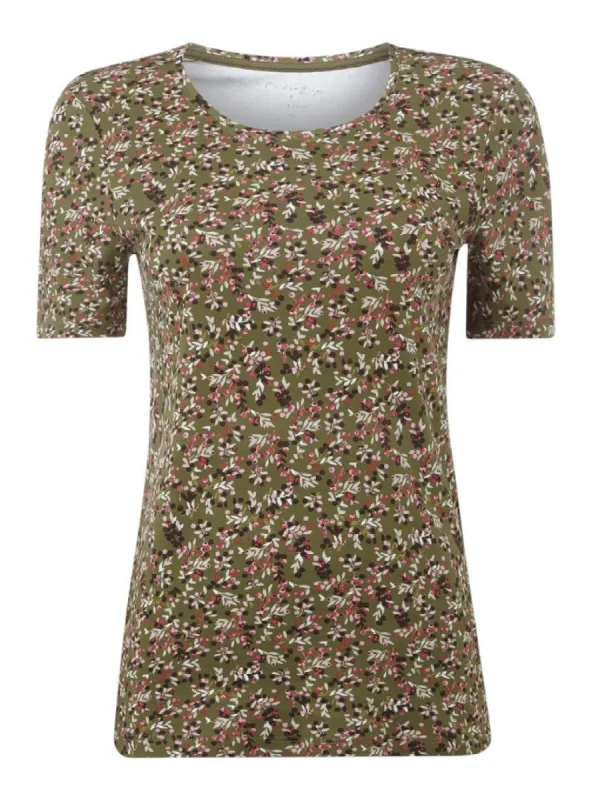 FLORAL PRINTED TEE sold by FBO