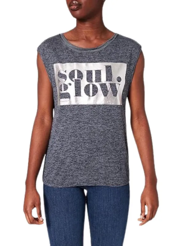 PRINTED KNIT TOP sold by FBO