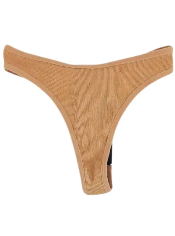 BASIC KNIT SEAMLESS THONG sold by FBO