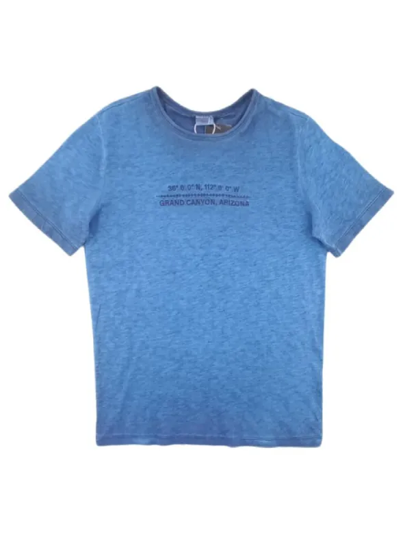 EMBROIDED WASHED TEE sold by FBO