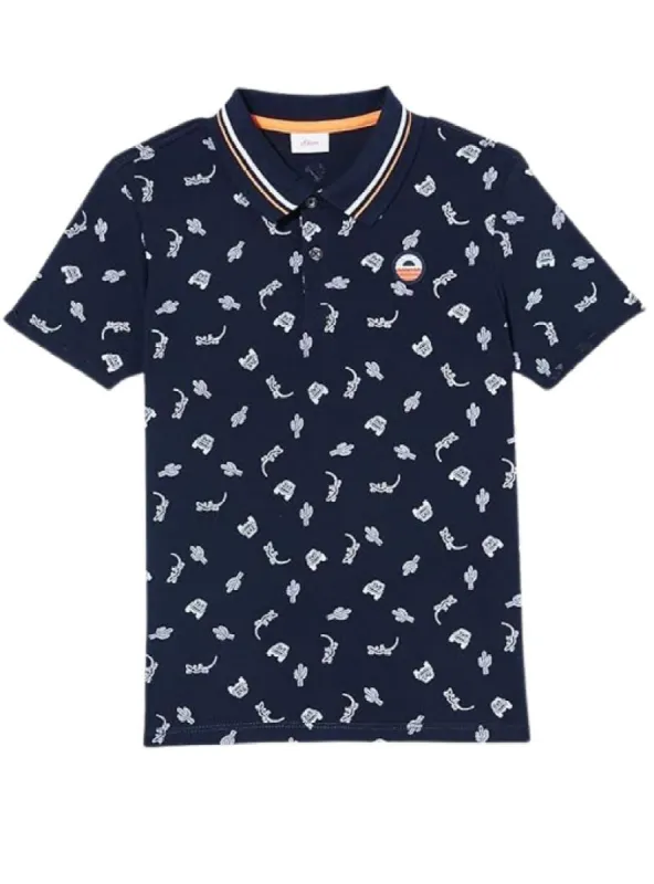 PRINTED DETAILED GOLF T-SHIRT sold by FBO