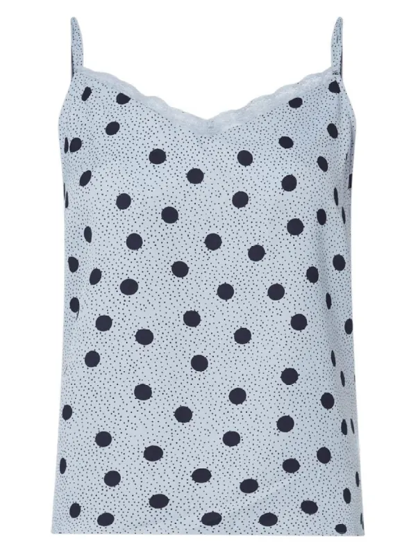 POLKA DOT STRAPPY BLOUSE sold by FBO