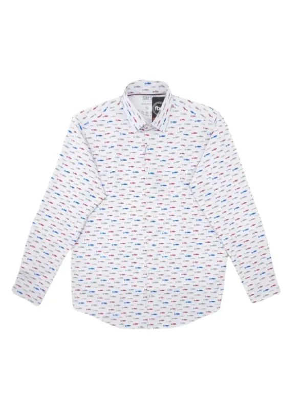 PRINTED FISH LONG SLEEVE SHIRT sold by FBO
