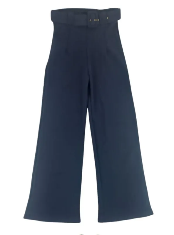 BELTED FLARE LEG TROUSER sold by FBO