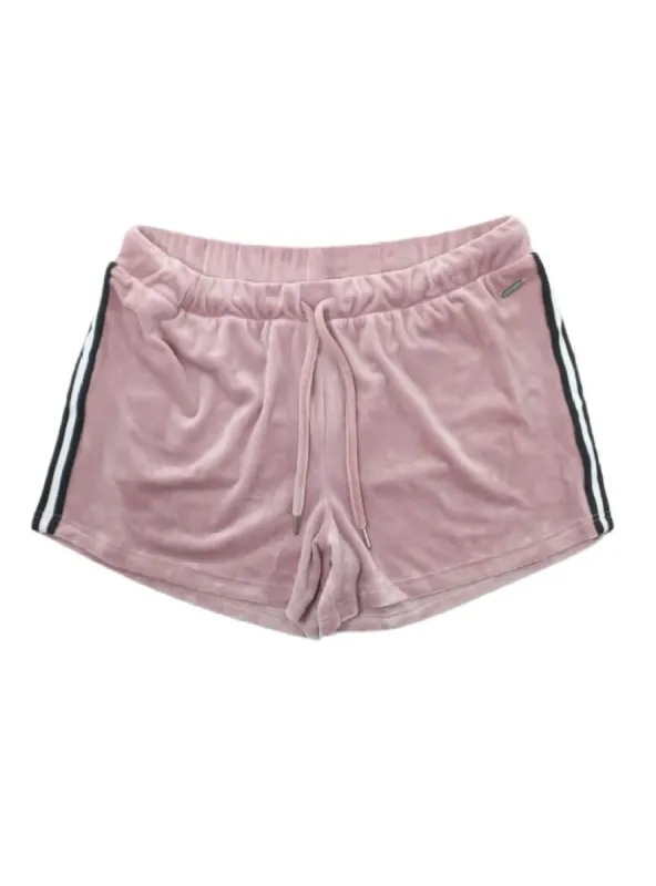 STRIPE DETAIL VELVET SHORT sold by FBO