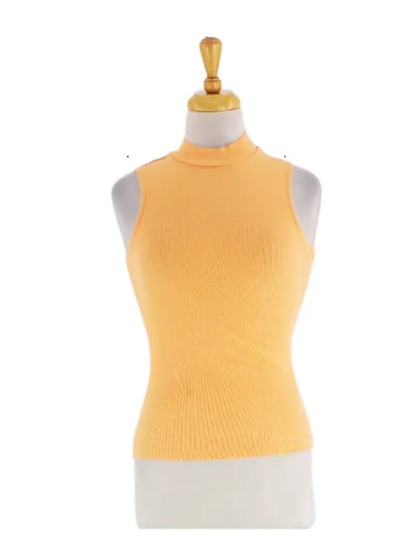 SLEEVELESS TURTLE NECK TOP sold by FBO