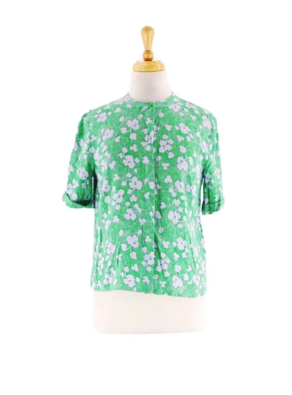 FLORAL STRIPED BUTTONED SHIRT sold by FBO