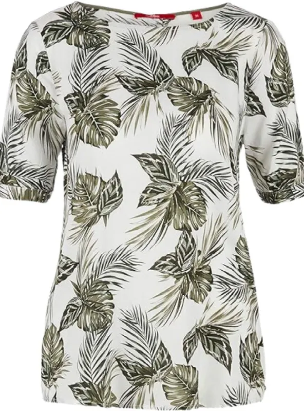 LEAF DETAILED BLOUSE sold by FBO