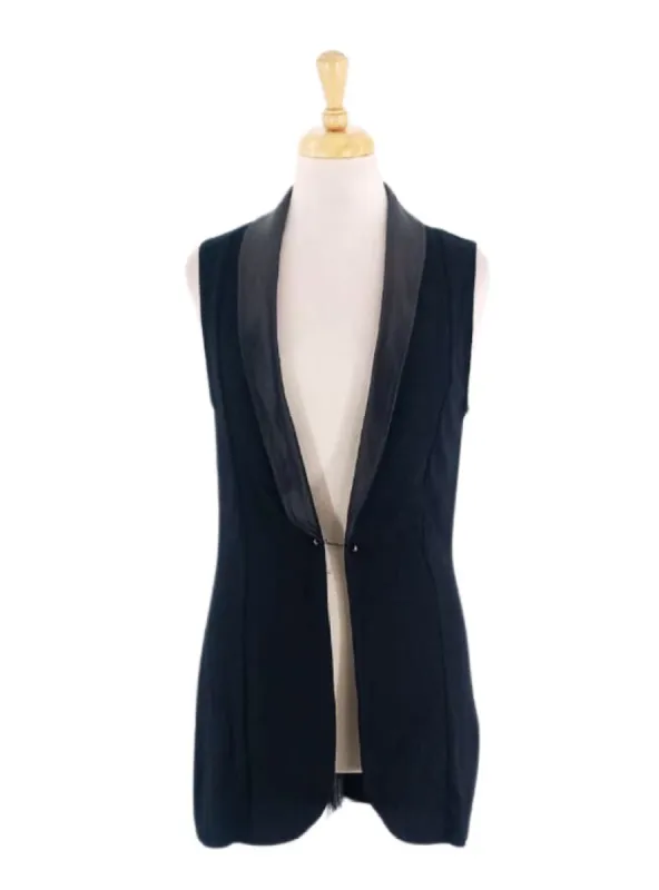 SLEEVELESS KNIT BLAZER TOP sold by FBO