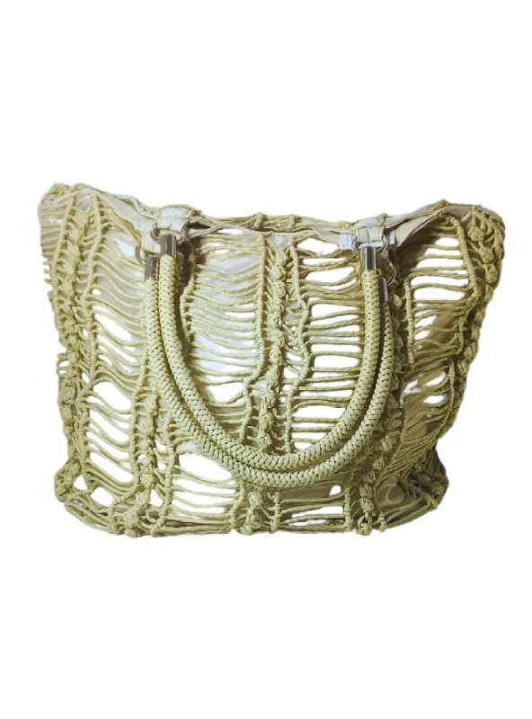 WOVEN HANDBAG sold by FBO