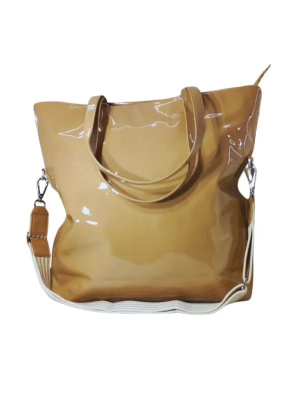PATENT HANDBAG sold by FBO