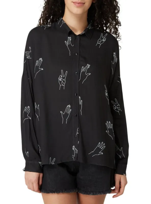 TILDA HANDPRINT BLOUSE sold by FBO