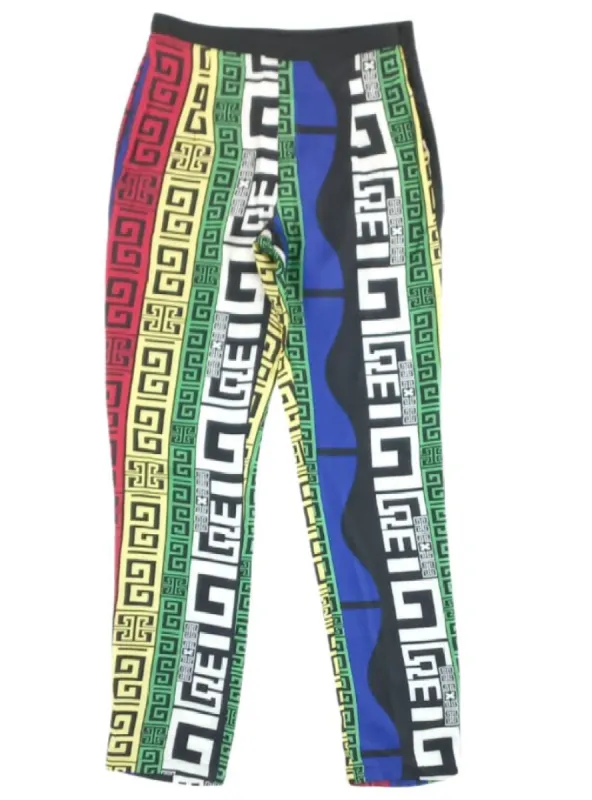 PATTERNED DETAILED SILK TROUSER sold by FBO