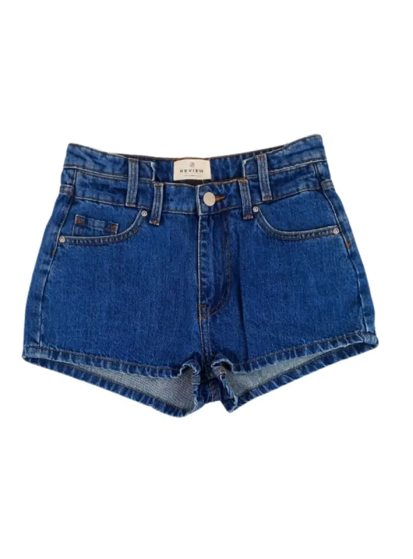 DENIM HIGHWAIST SHORT sold by FBO