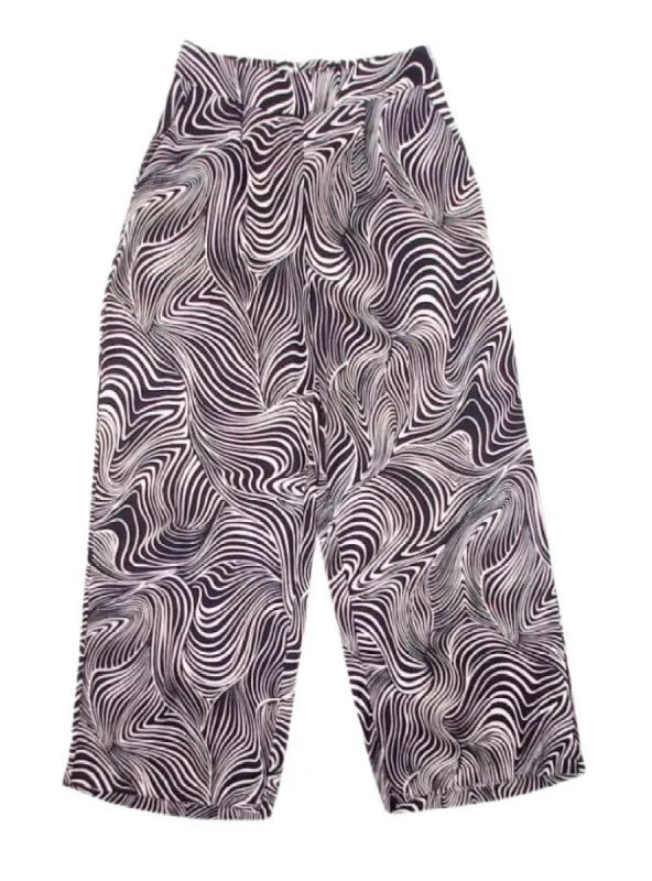 PRINTED WIDE LEG PANTS sold by FBO