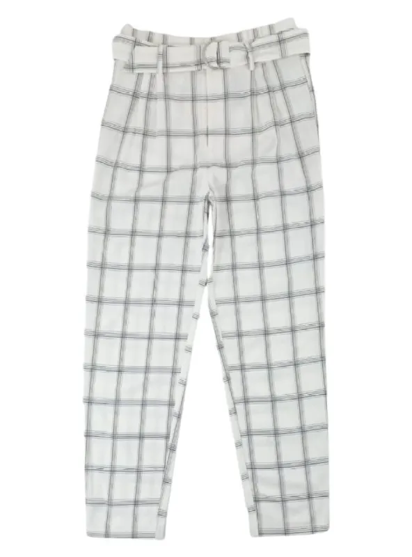 BELTED CHECK TROUSER sold by FBO