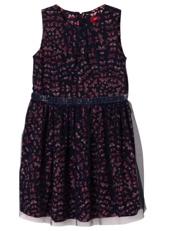 DETAILED BUTTERFLY DRESS WITH A NET sold by FBO