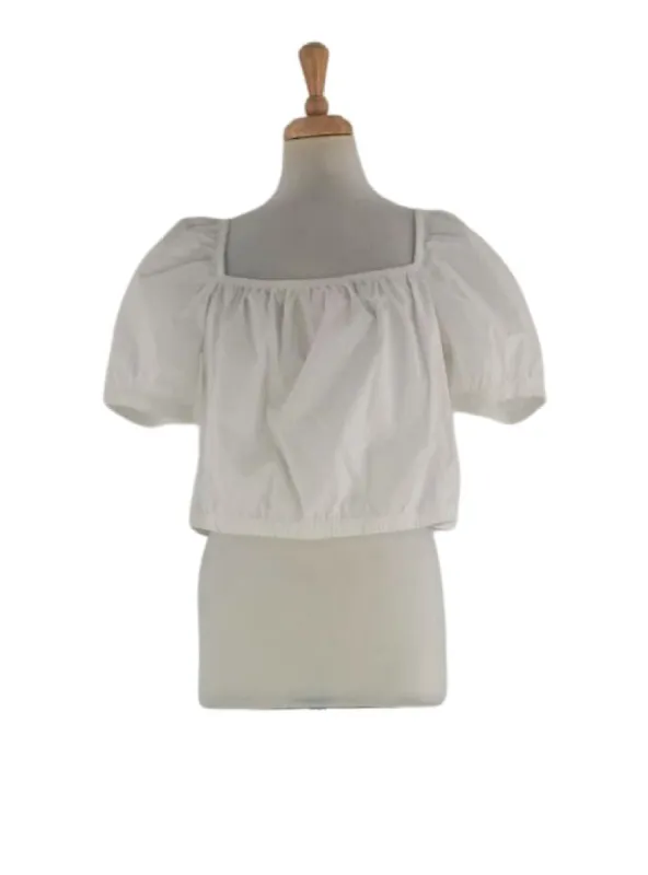 PUFF SLEEVE OFF THE SHOULDER TOP sold by FBO
