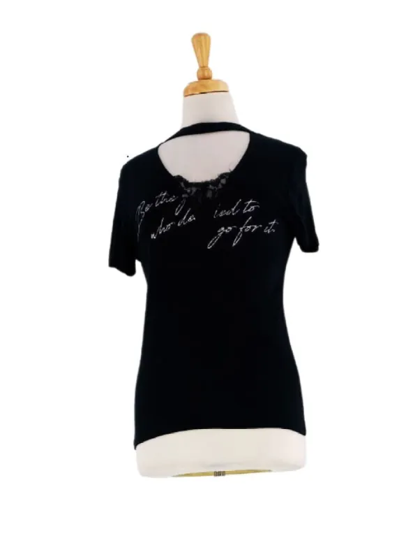 STATEMENT CUT OUT TEE sold by FBO