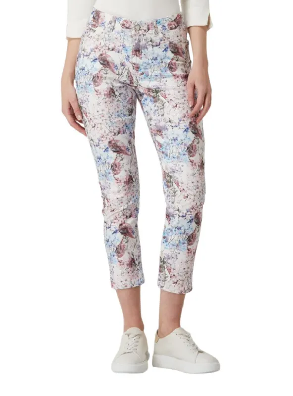 FLORAL SLIM FIT TROUSER sold by FBO