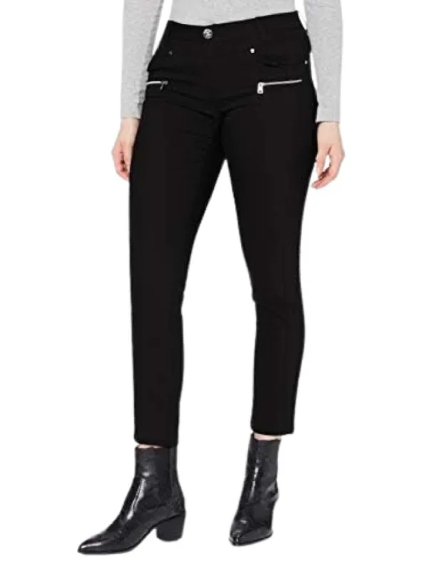 ZIP DETAIL CROPPED PANTS sold by FBO