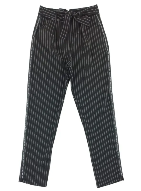 STRIPED BELTED TROUSER sold by FBO