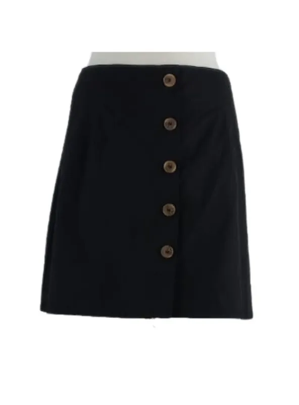 BUTTON DETAIL MINI SKIRT sold by FBO