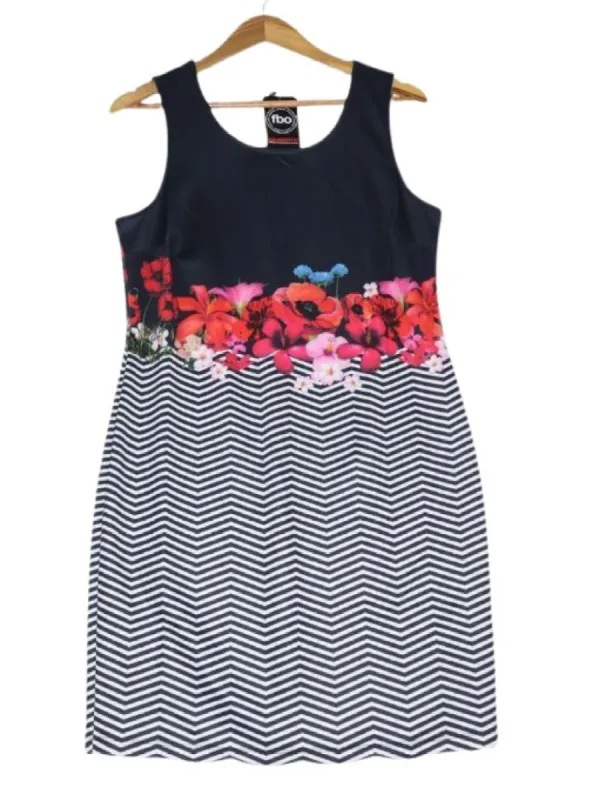 FLORAL STRIPED BODYCON DRESS made by Lascana