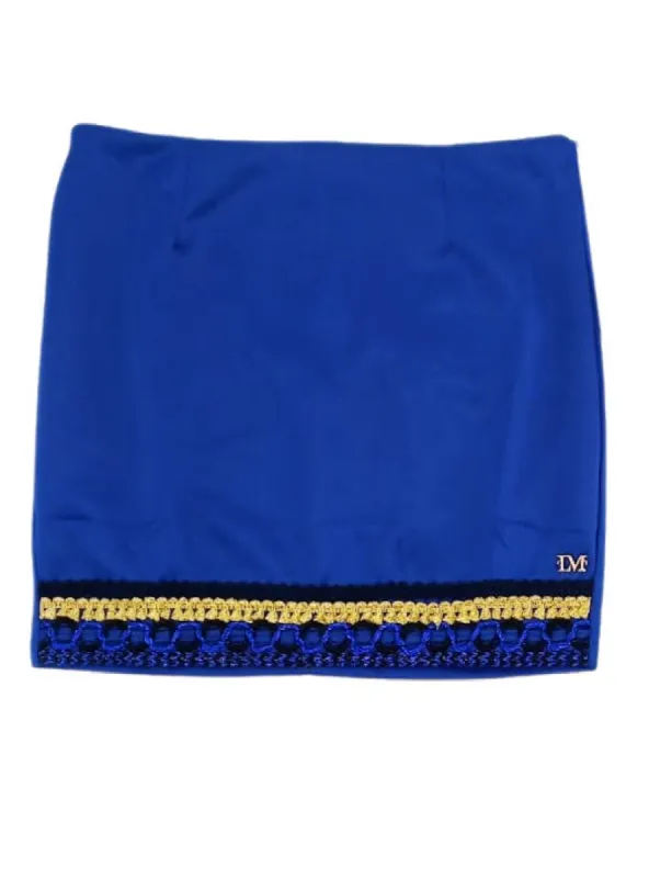 PATTERN DETAIL FITTED MINI SKIRT sold by FBO